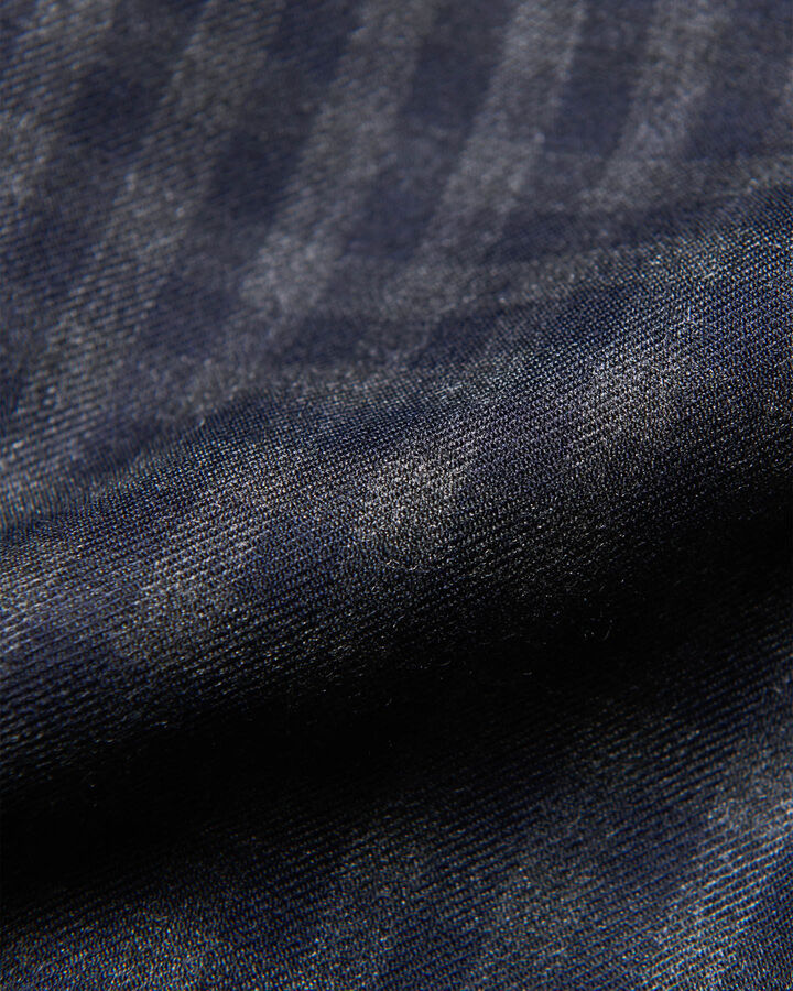 STRETCH WOOL SIDE POCKET TAPERED PANTS,NAVY, medium image number 4