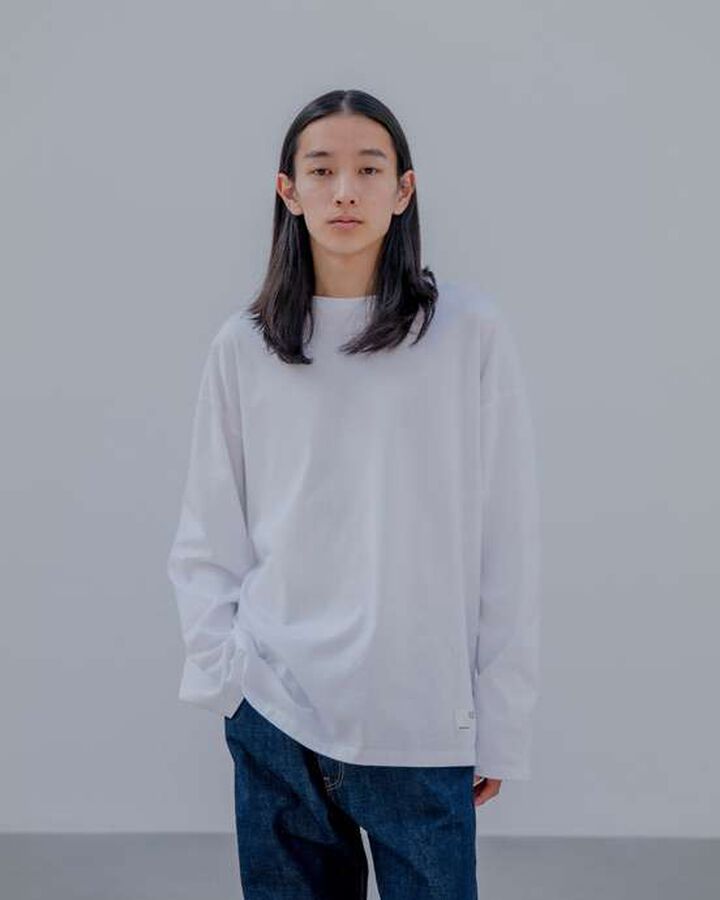 LOOSE L/S TEE,BLACK, medium image number 4