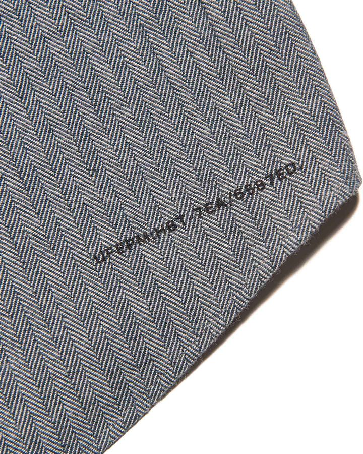 SELVAGE HERRINGBONE SHIRT,CHARCOAL GRAY, medium image number 3