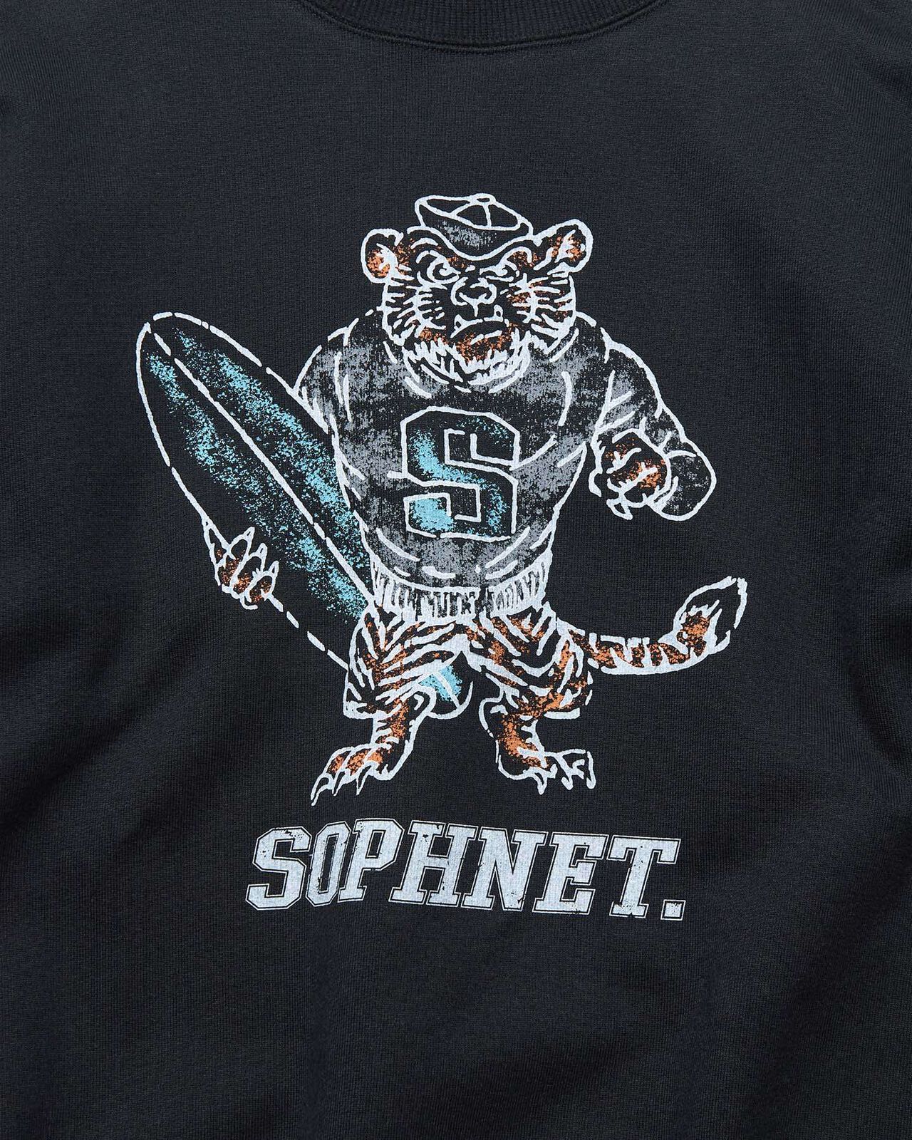 VINTAGE GRAPHIC CREWNECK SWEAT,BLACK, large image number 2