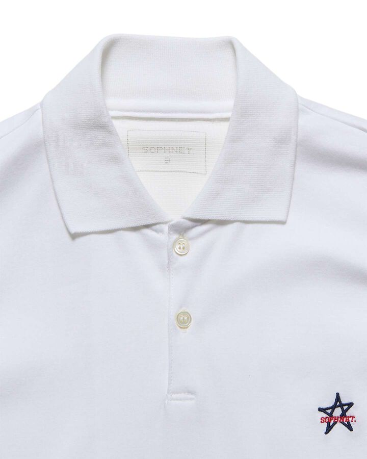 STAR S/S POLO SHIRT,WHITE, medium image number 2