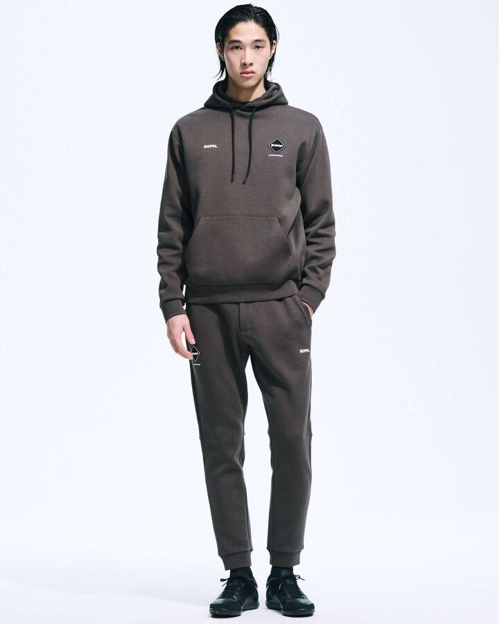 TECH SWEAT PULLOVER HOODIE,GRAY, medium image number 4