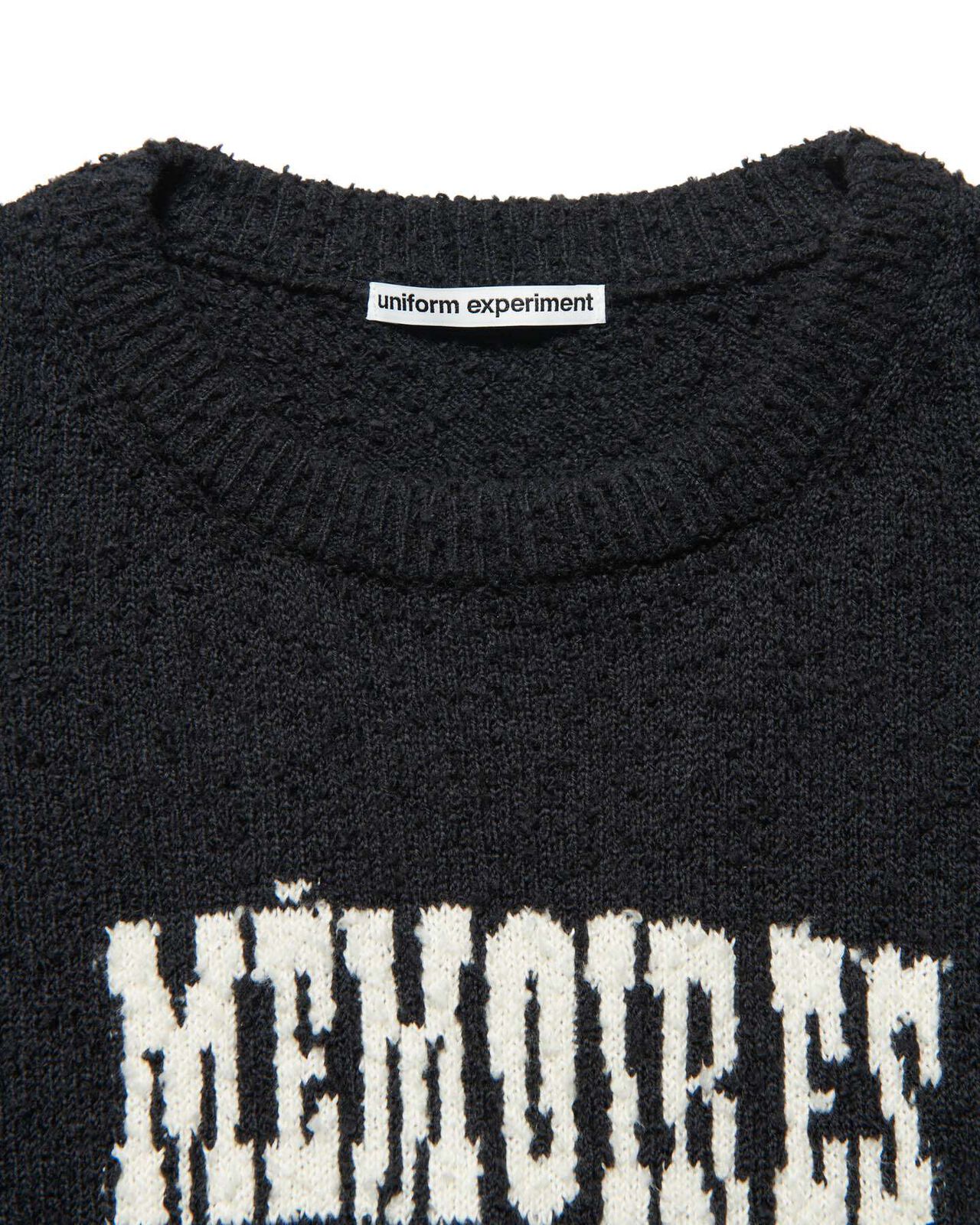 ASGER JORN: MEMOIRES JACQUARD KNIT,BLACK, large image number 2