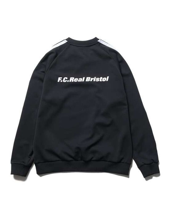 TRAINING TRACK CREWNECK TOP,BLACK, medium image number 1