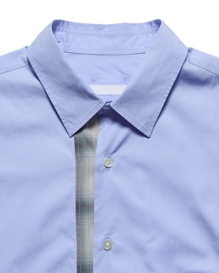 SUVIN GIZA SWITCHING RELAX-FIT SHIRT,BLUE, medium image number 2