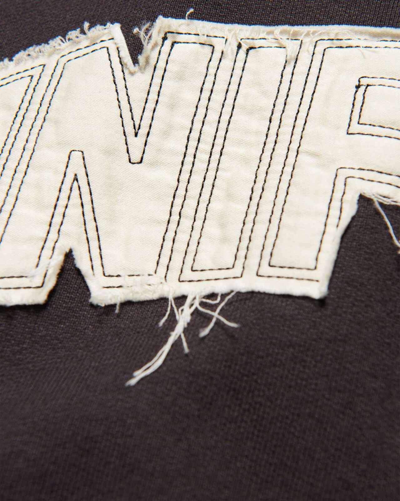 CUT-OUT LOGO SWEATSHIRT,BROWN, large image number 2