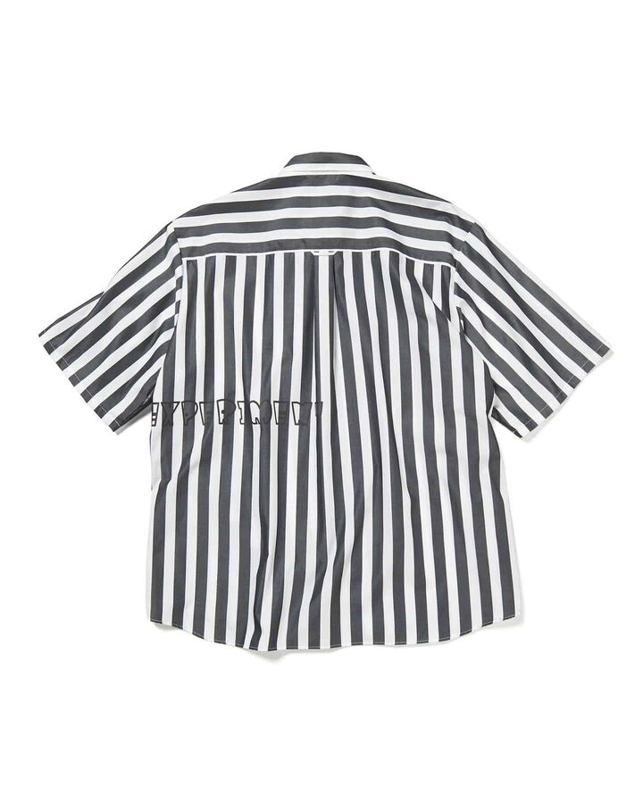 BOLD STRIPE S/S SHIRT,BLACK, medium image number 1