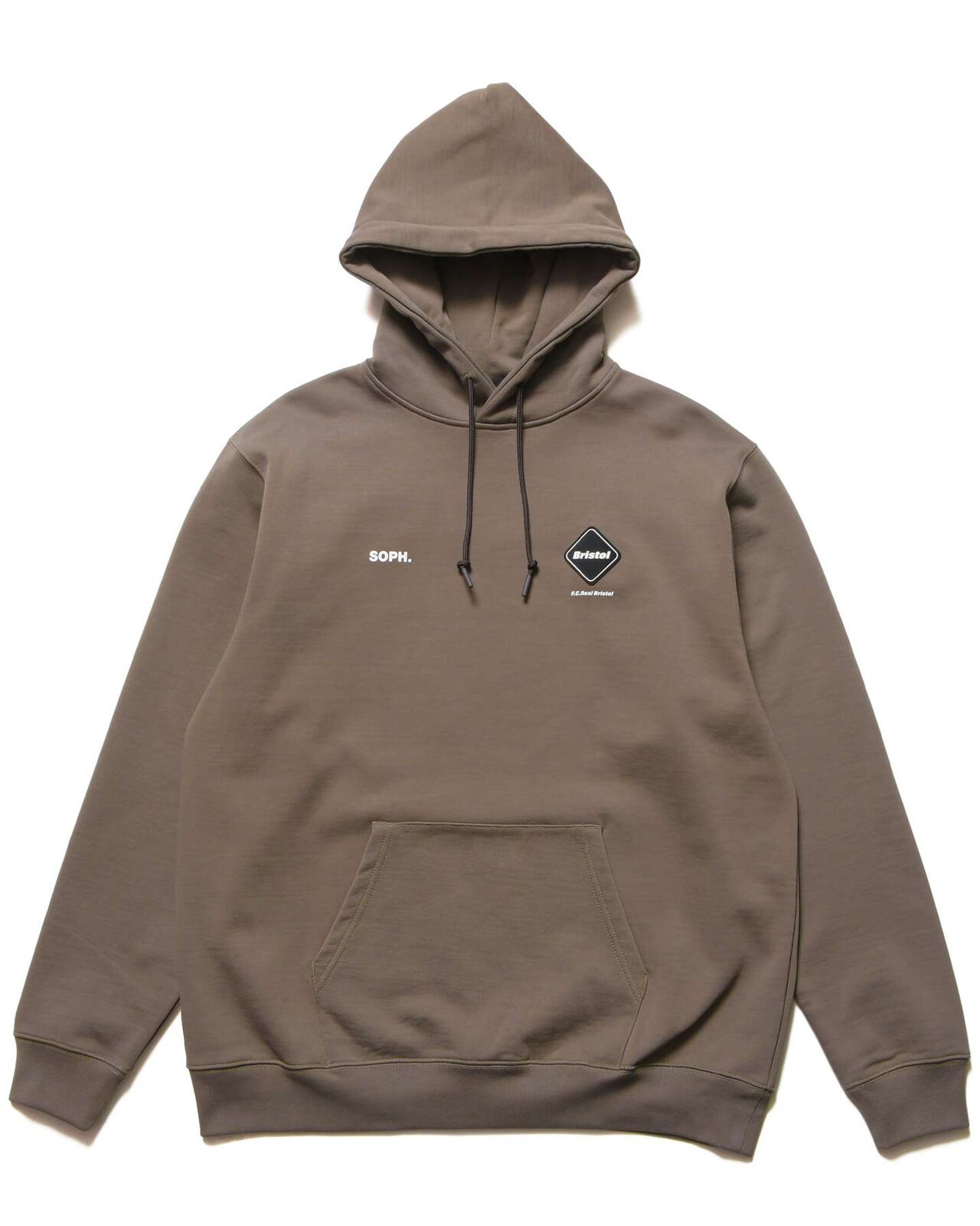 BRISTOL BAGGY SWEAT HOODIE,GREIGE, large image number 0