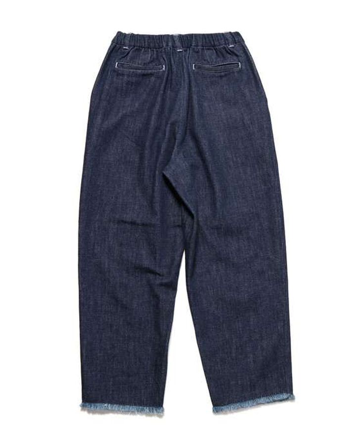 WASHED RELAX FIT PANTS,INDIGO, medium image number 1