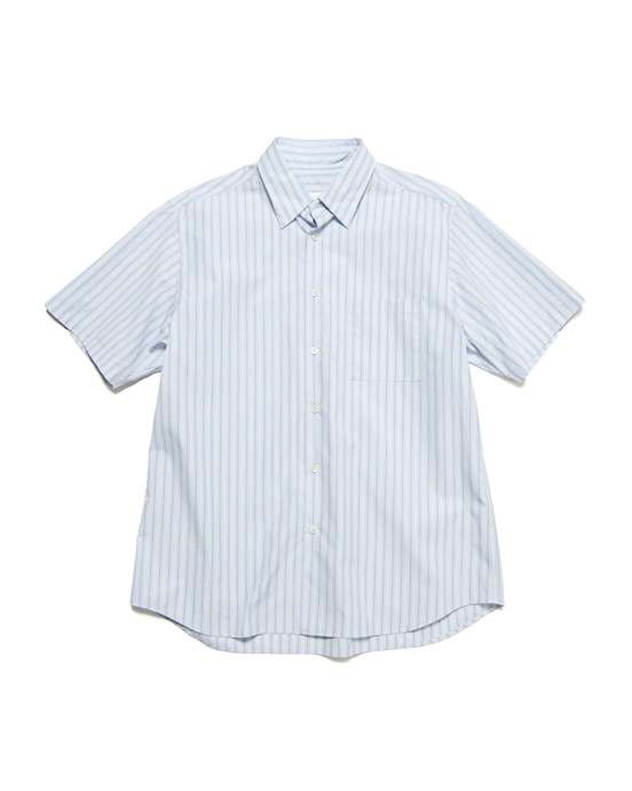 STRIPE REGULAR FIT S/S SHIRT,BLUESTRIPE, large image number 0