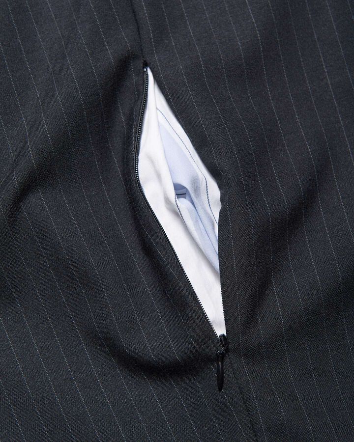 STRETCH WOOL SIDE POCKET JOGGER PANTS,A, medium image number 3