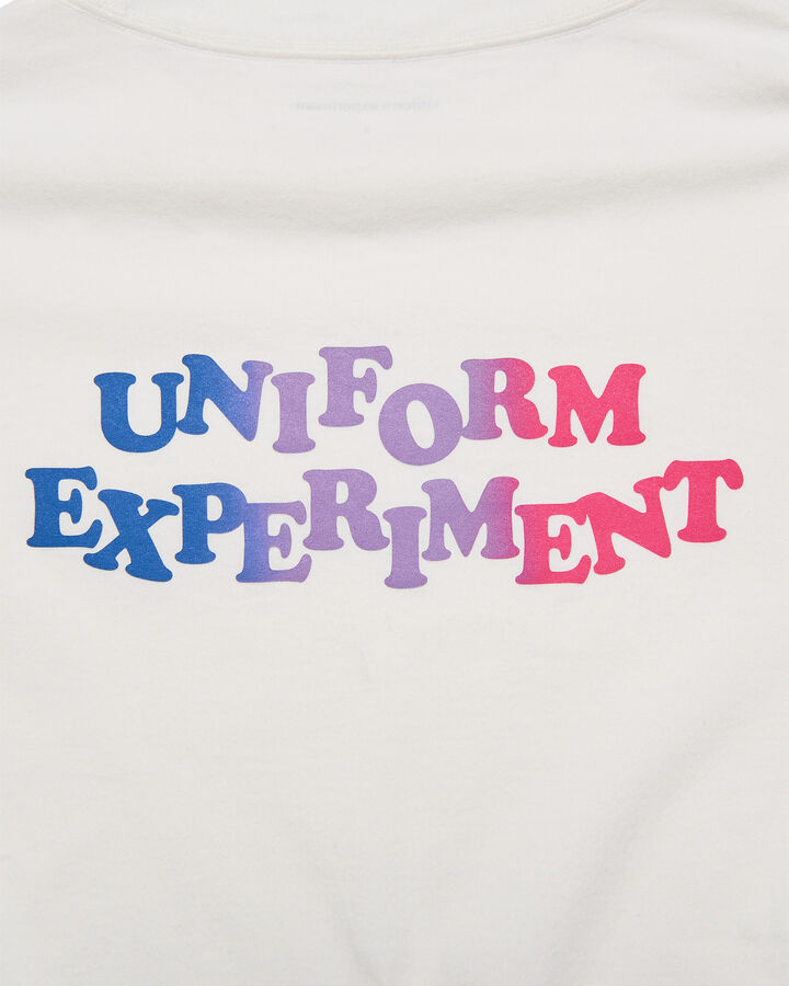 GRADATION LOGO L/S TEE,WHITE, medium image number 4