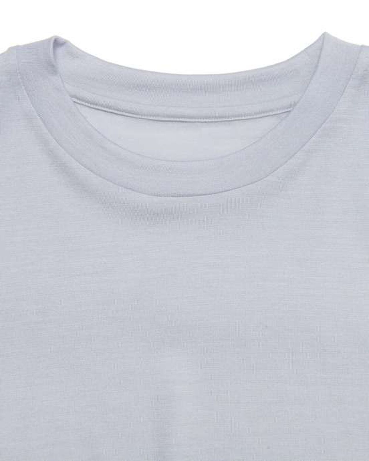 WASHABLE WOOL S/S TOP,GRAY, large image number 2