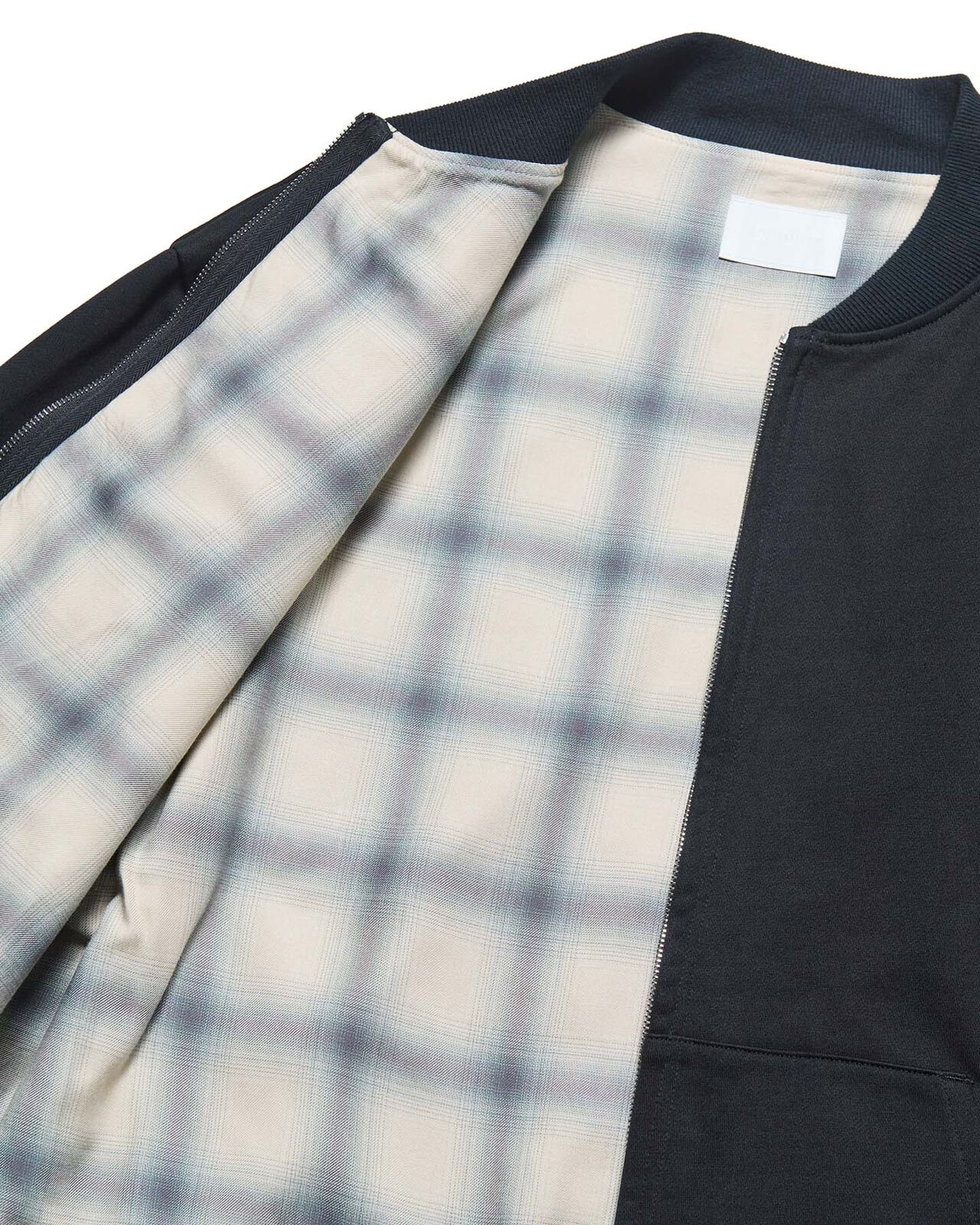 ZIP-UP SWEAT JACKET,BLACK, large image number 3