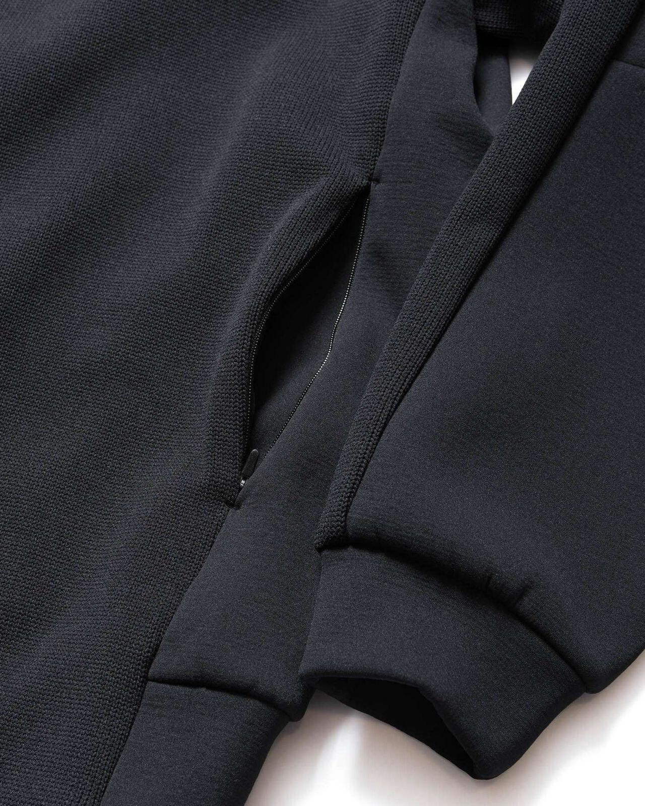 QUARTER KNIT BLOUSON,BLACK, large image number 4