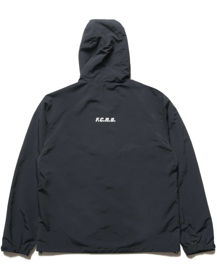 NYLON HOODED BLOUSON,BLACK, medium image number 1