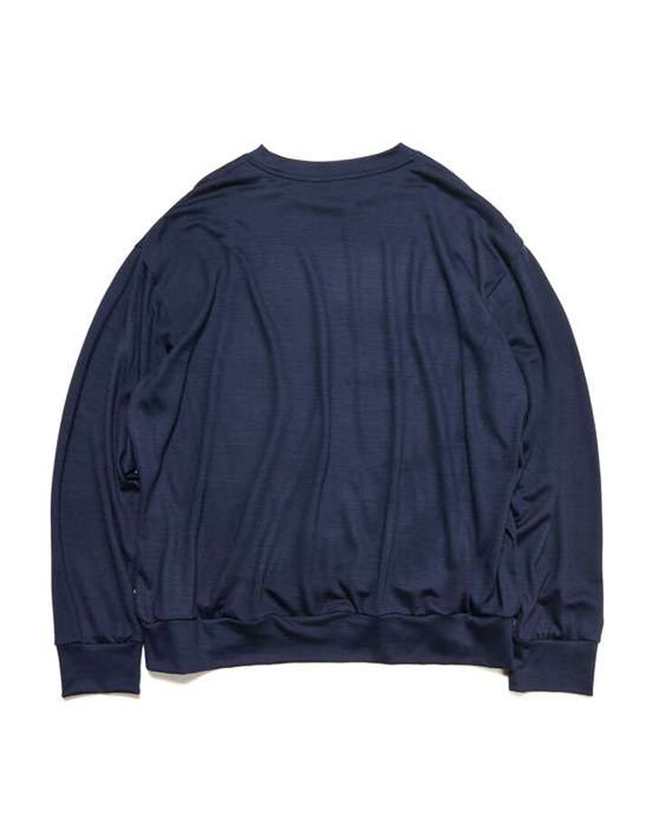 WASHABLE WOOL L/S TOP,NAVY, medium image number 1