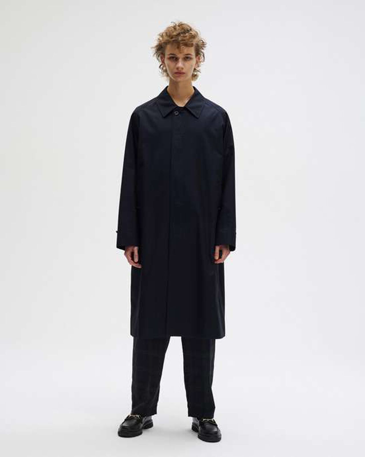 BALMACHAAN COAT,NAVY, large image number 6