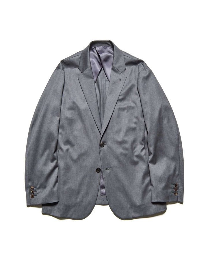 LORO PIANA 2BUTTON JACKET,GRAY, medium