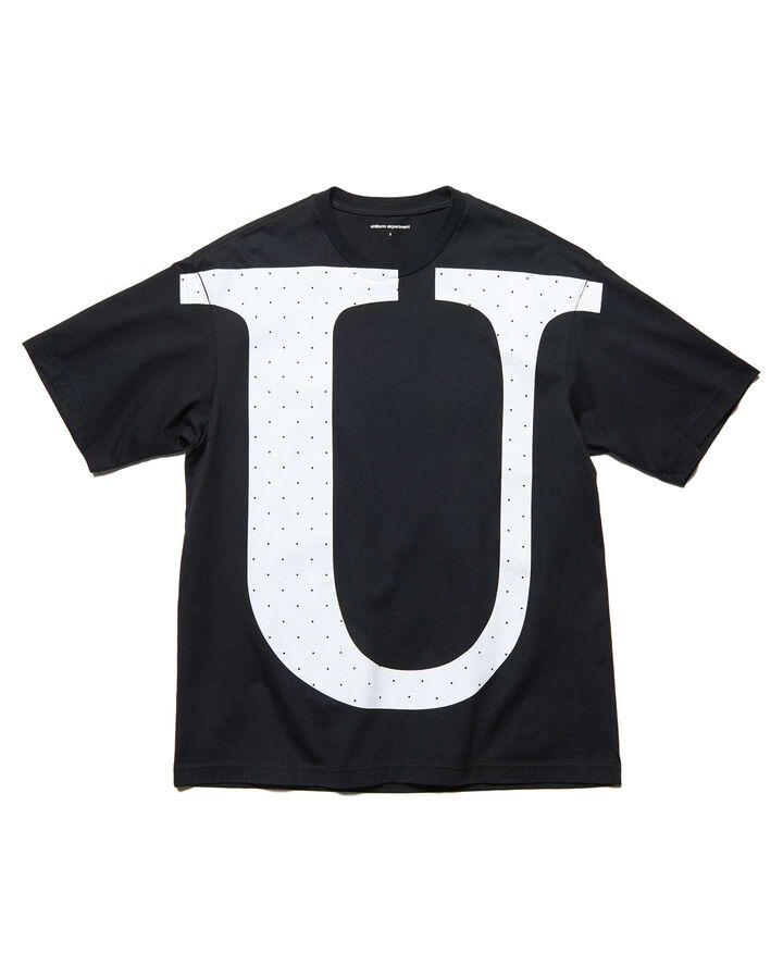 U LOGO TEE,BLACK, medium