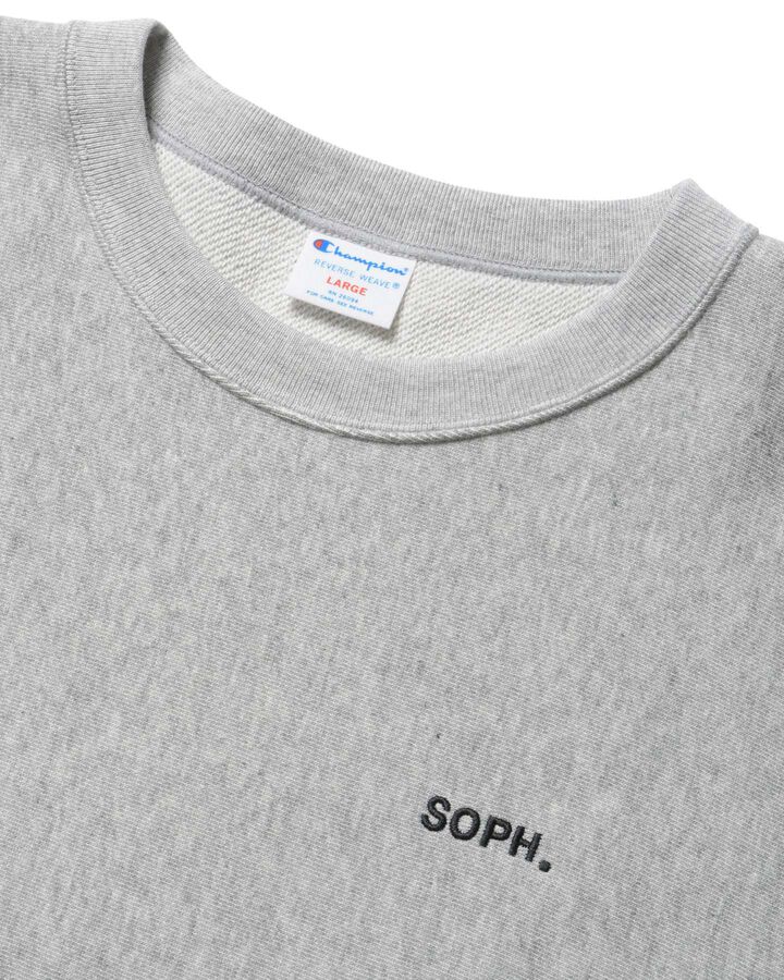 Champion REVERSE WEAVE BASIC S/S CREWNECK SWEAT,GRAY, medium image number 2