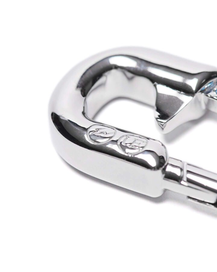 SAFETYPIN ZIRCONIA CARABINER,SILVER, medium image number 2
