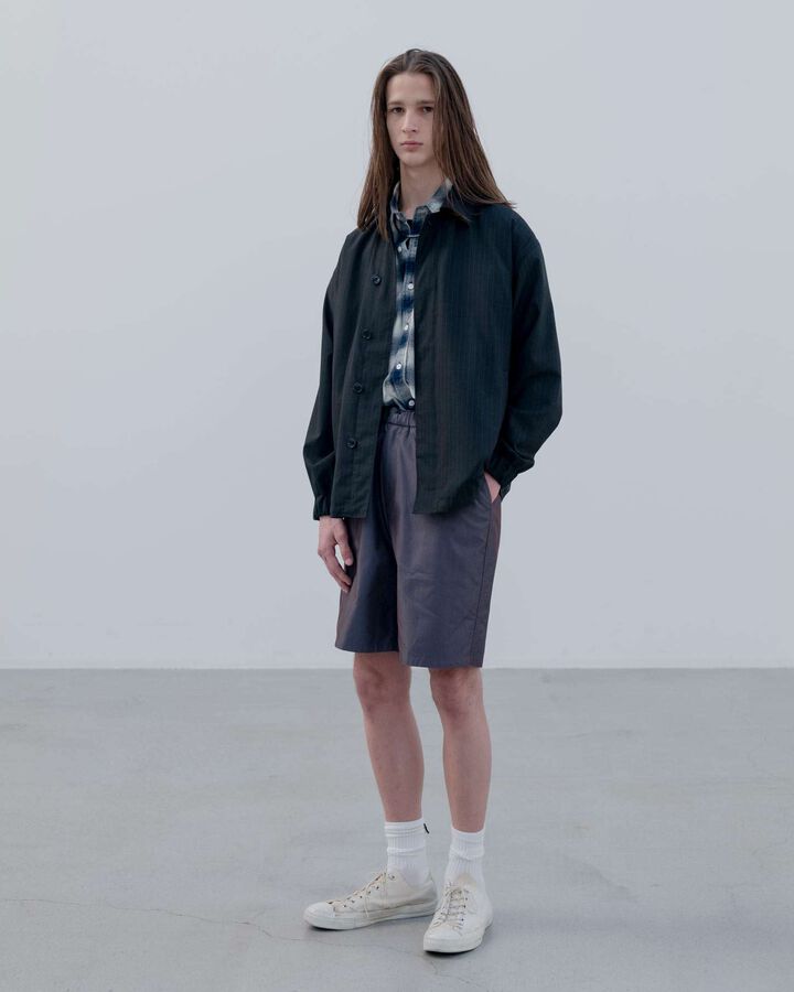 CHAMBRAY EASY SHORTS,BEIGE, medium image number 5