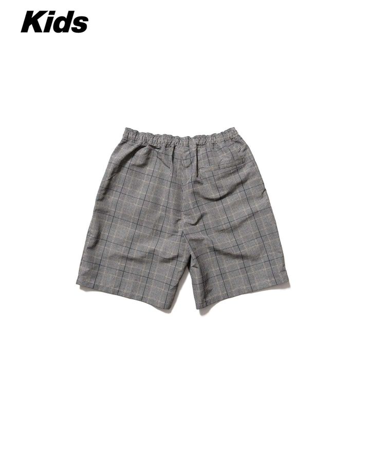 PLAID PRACTICE SHORTS,GRAY, medium image number 1