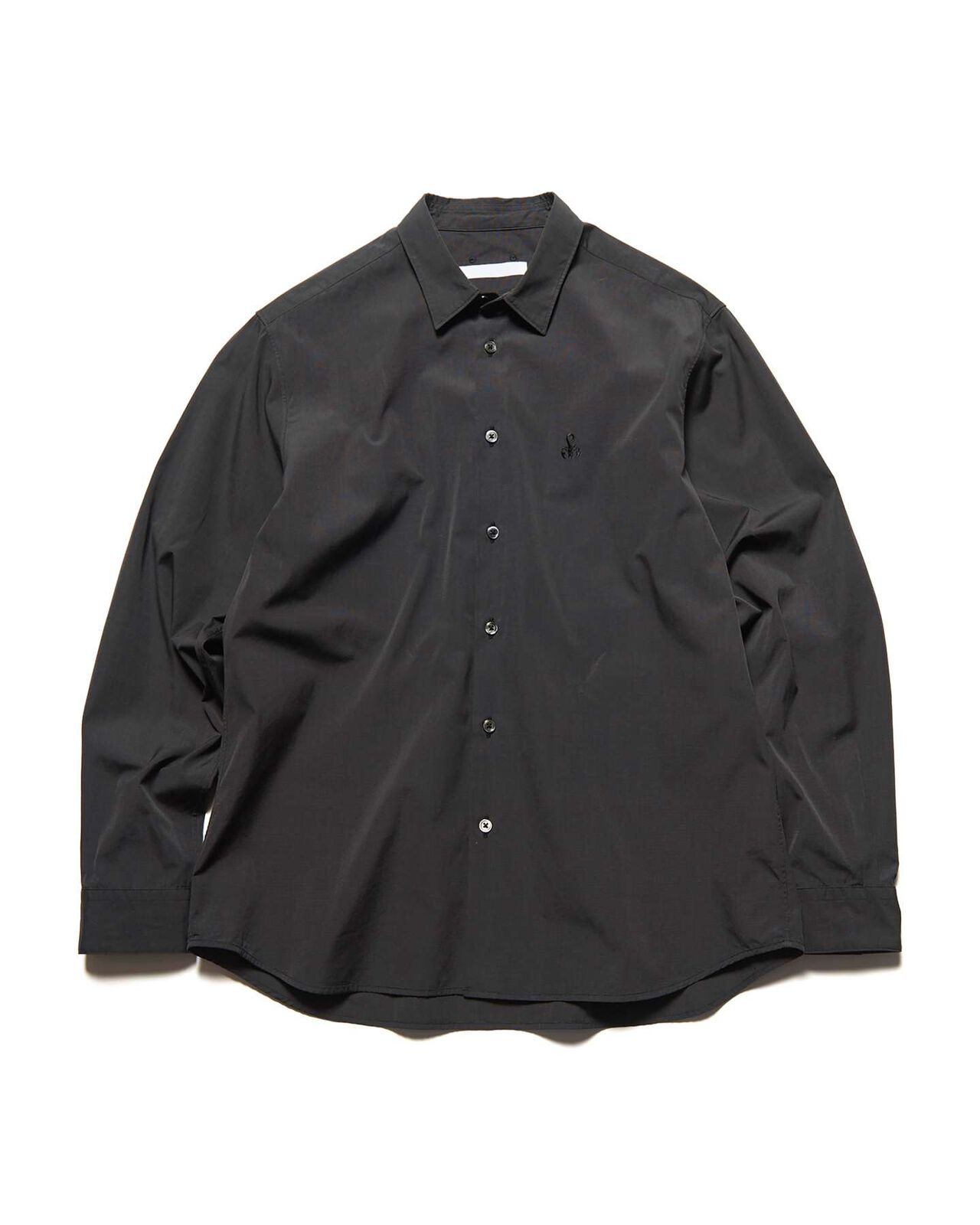 CHAMBRAY REGULAR-FIT SHIRT,BLACK, large image number 0