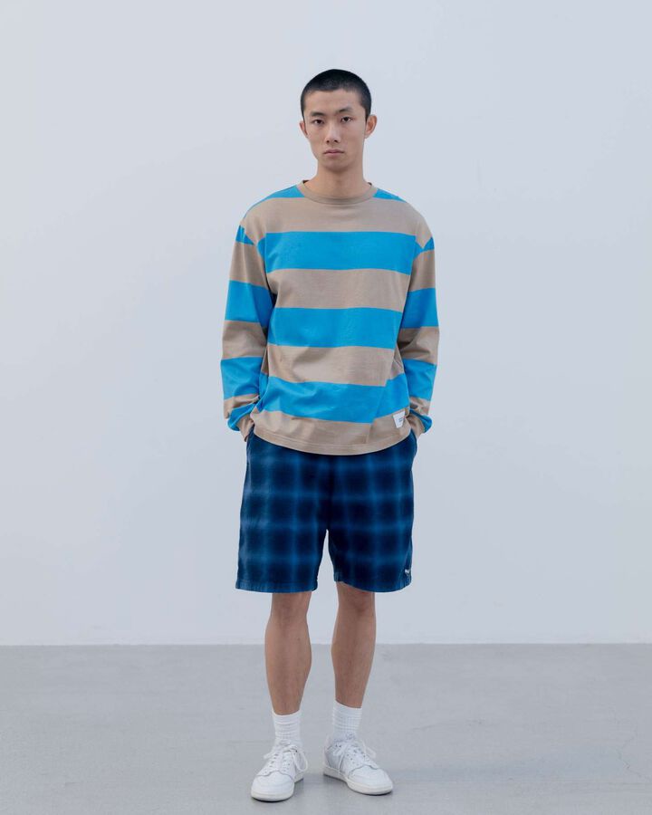 BORDER L/S TEE,BEIGE, medium image number 5