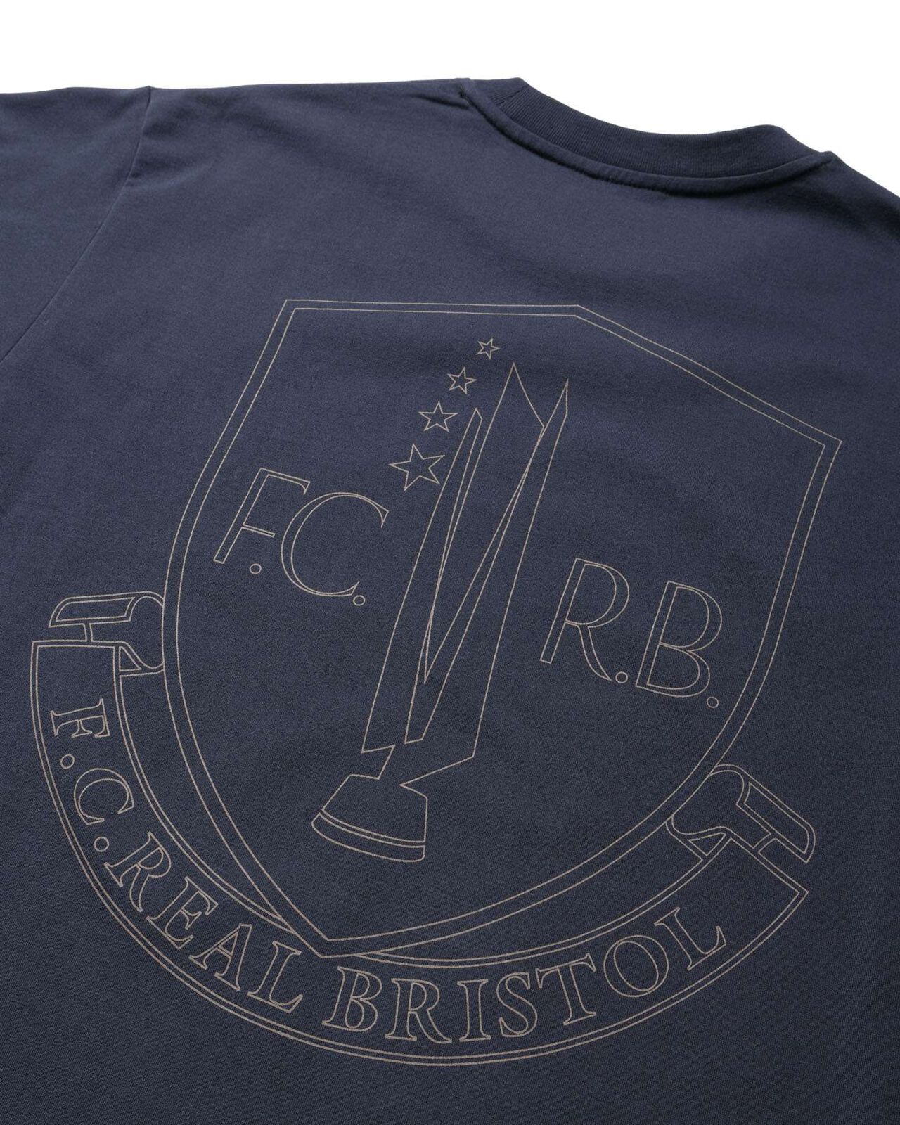 TROPHY CREST TEE,NAVY, large image number 2