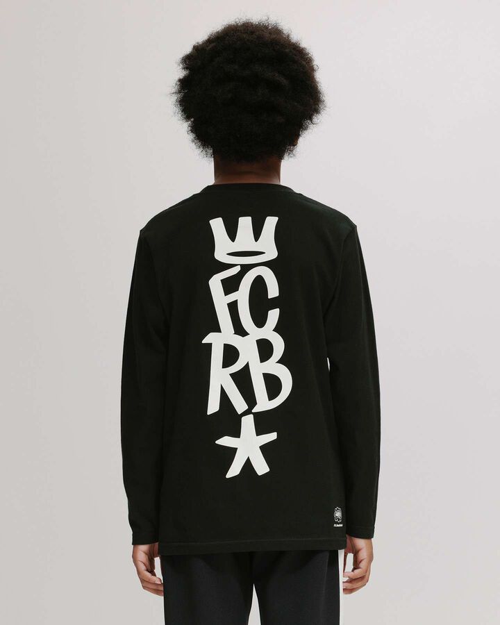 ERIC HAZE: EMBLEM L/S TEE,BLACK, medium image number 4