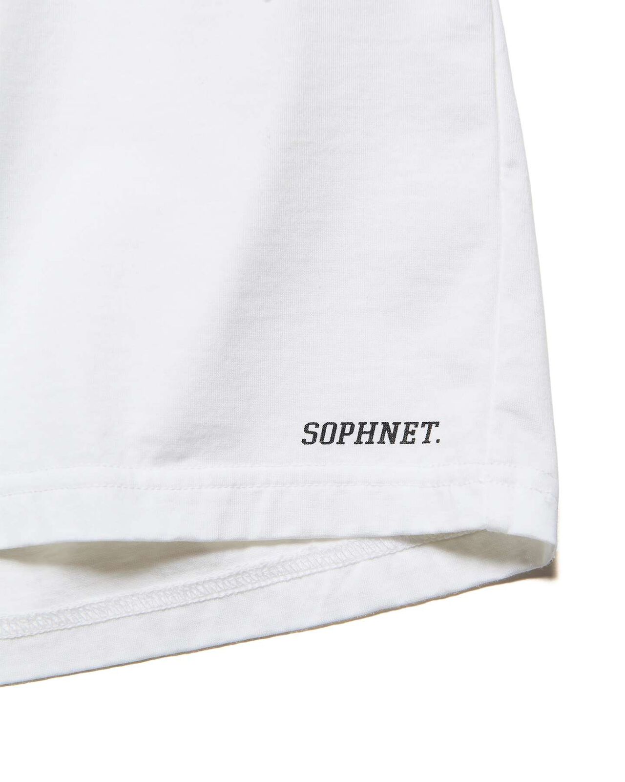 LUSTER COTTON ESSENTIAL S/S TEE,WHITE, large image number 2