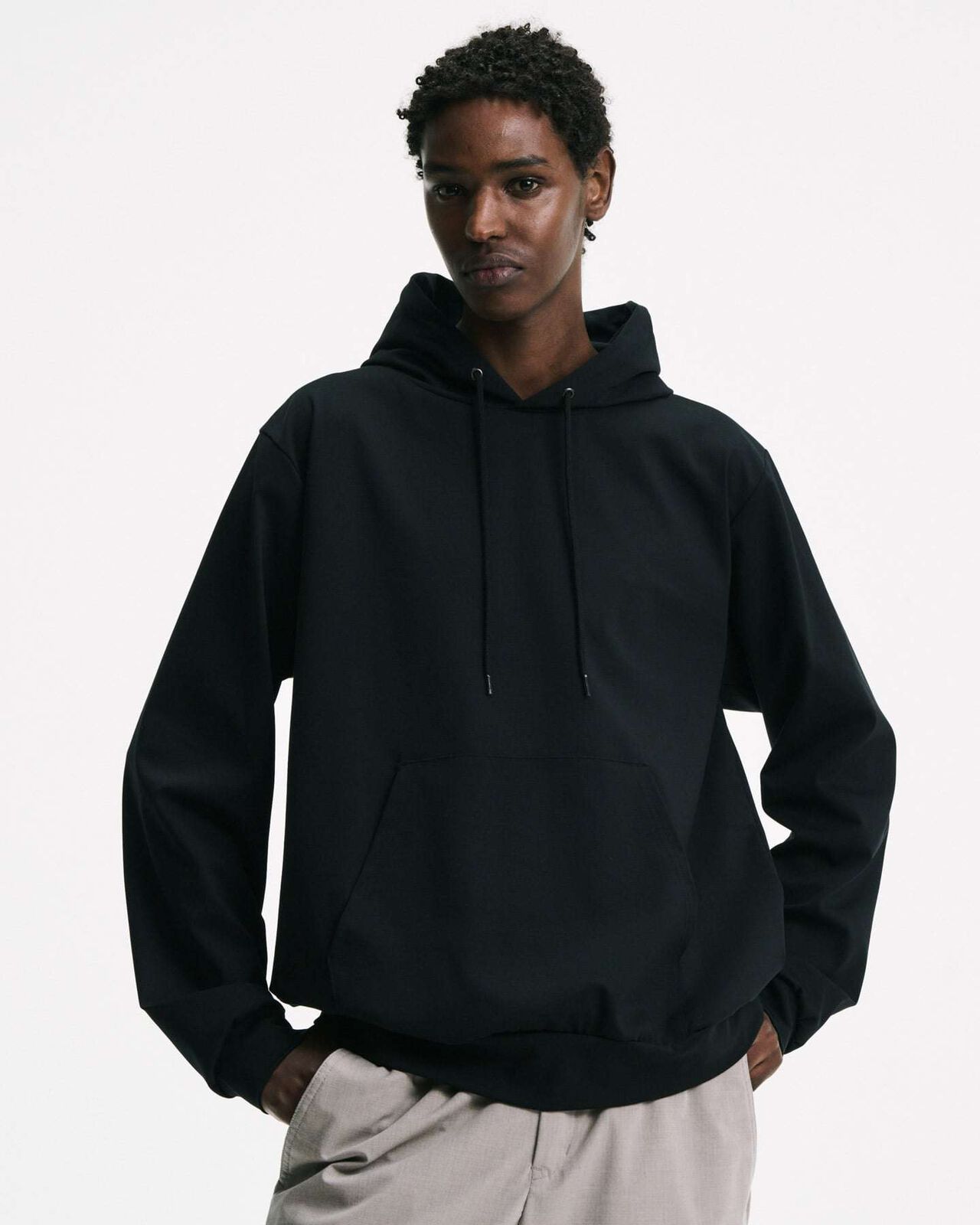 TAUT PONTE HOODIE,SAGE, large image number 3