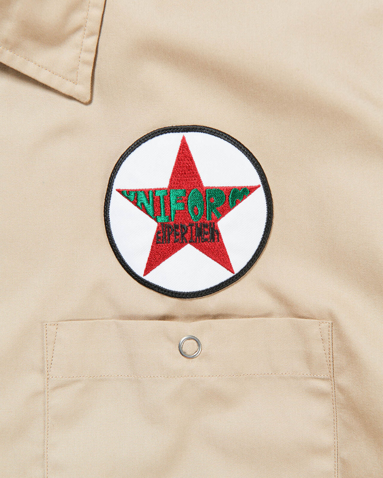 S/S WORK SHIRT,BEIGE, large image number 2