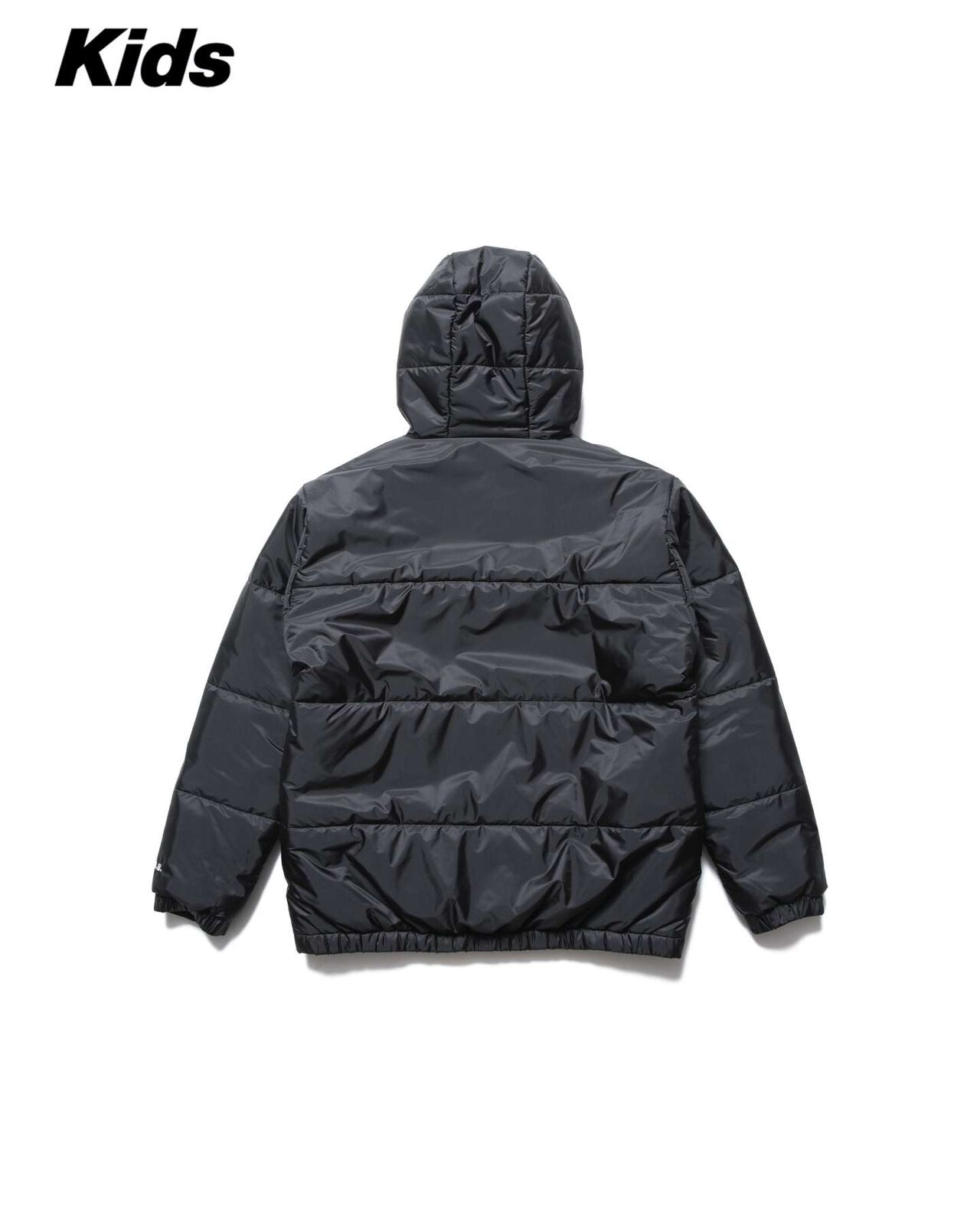 BASIC PADDED HOODED JACKET,BLACK, large image number 1