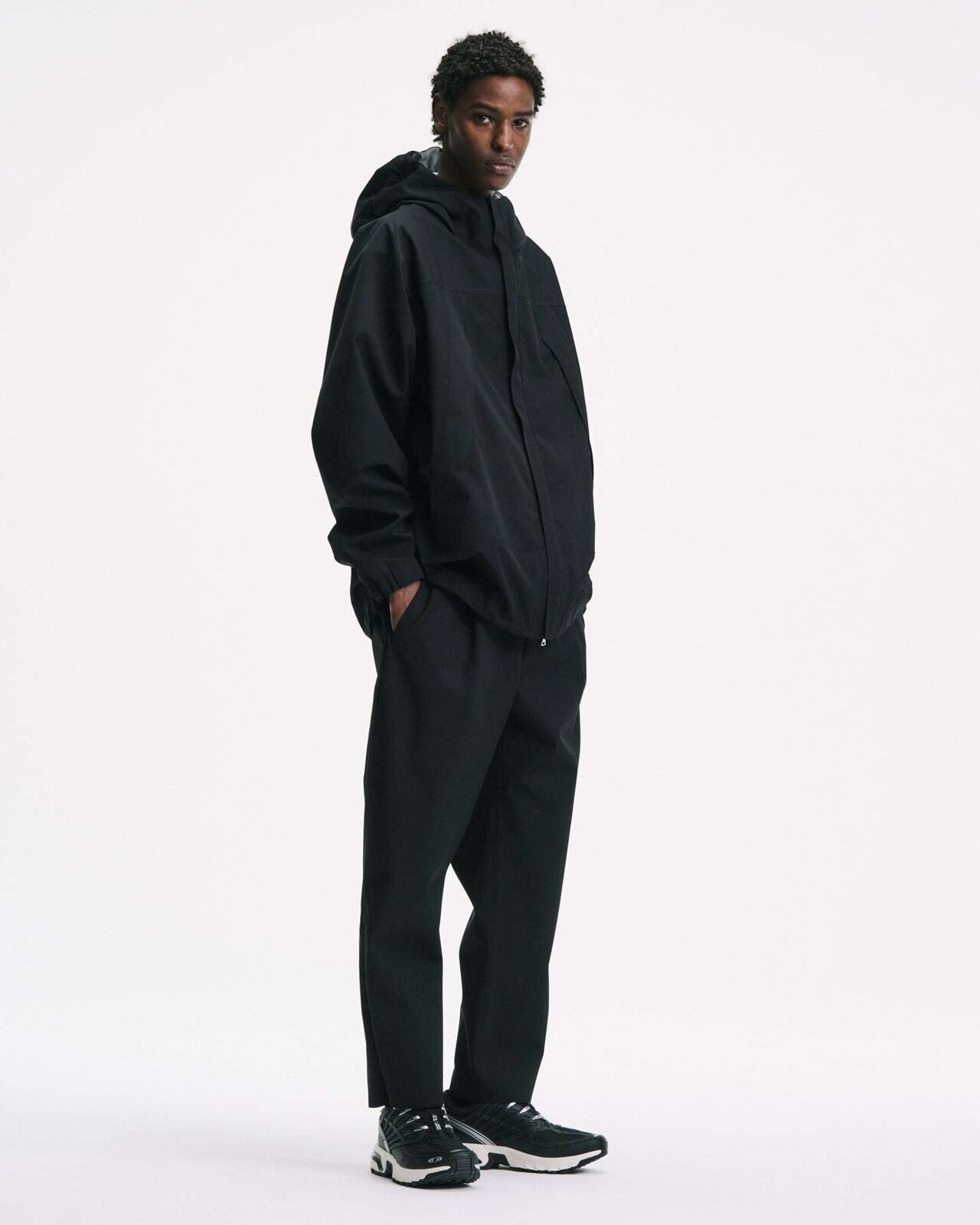 3LAYER WOOL MOUNTAIN JACKET,BLACK, large image number 7