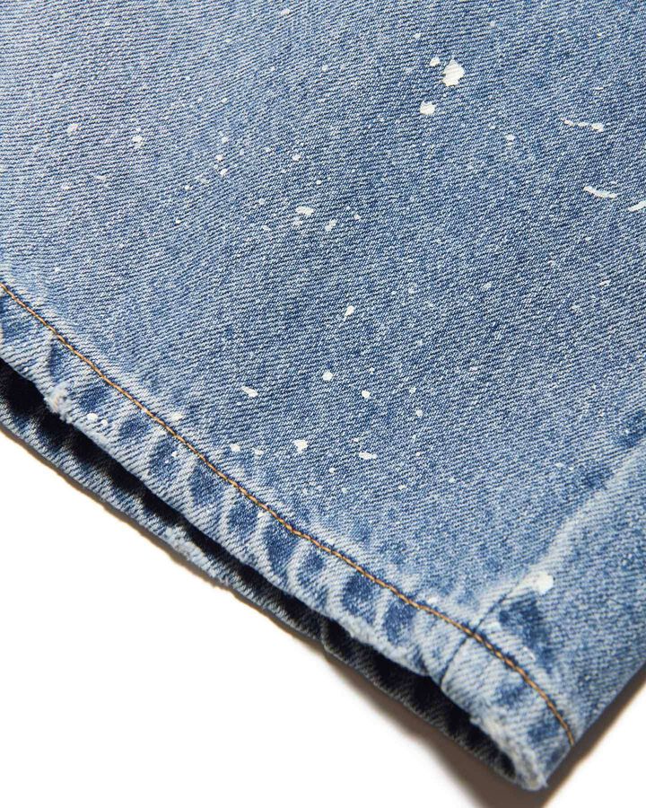 DAMAGED BOLD-FIT JEANS,INDIGO, medium image number 5