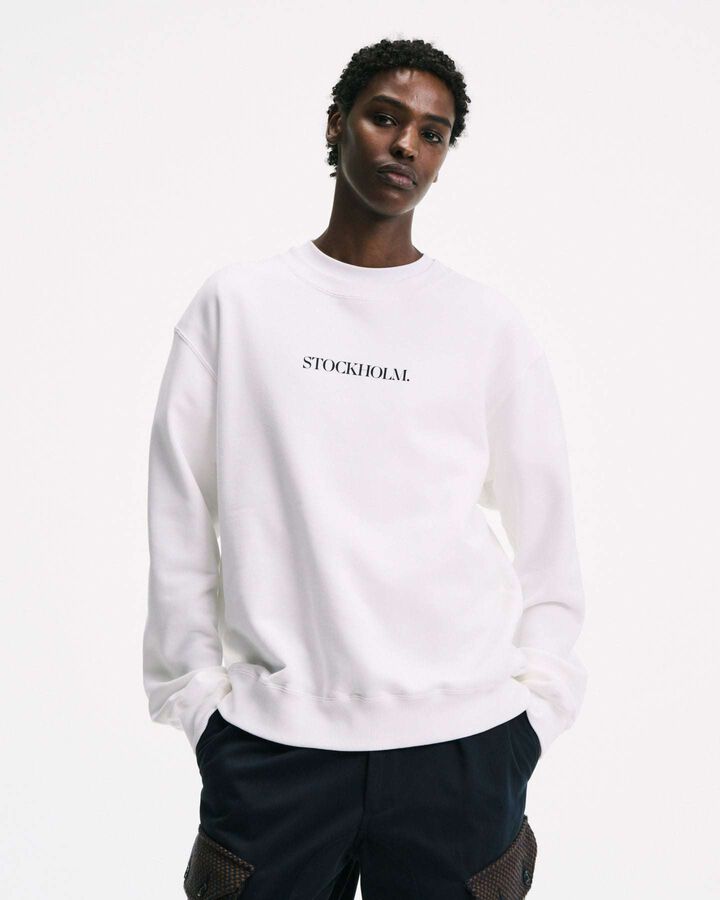 STOCKHOLM. SWEATSHIRT,WHITE, medium image number 4