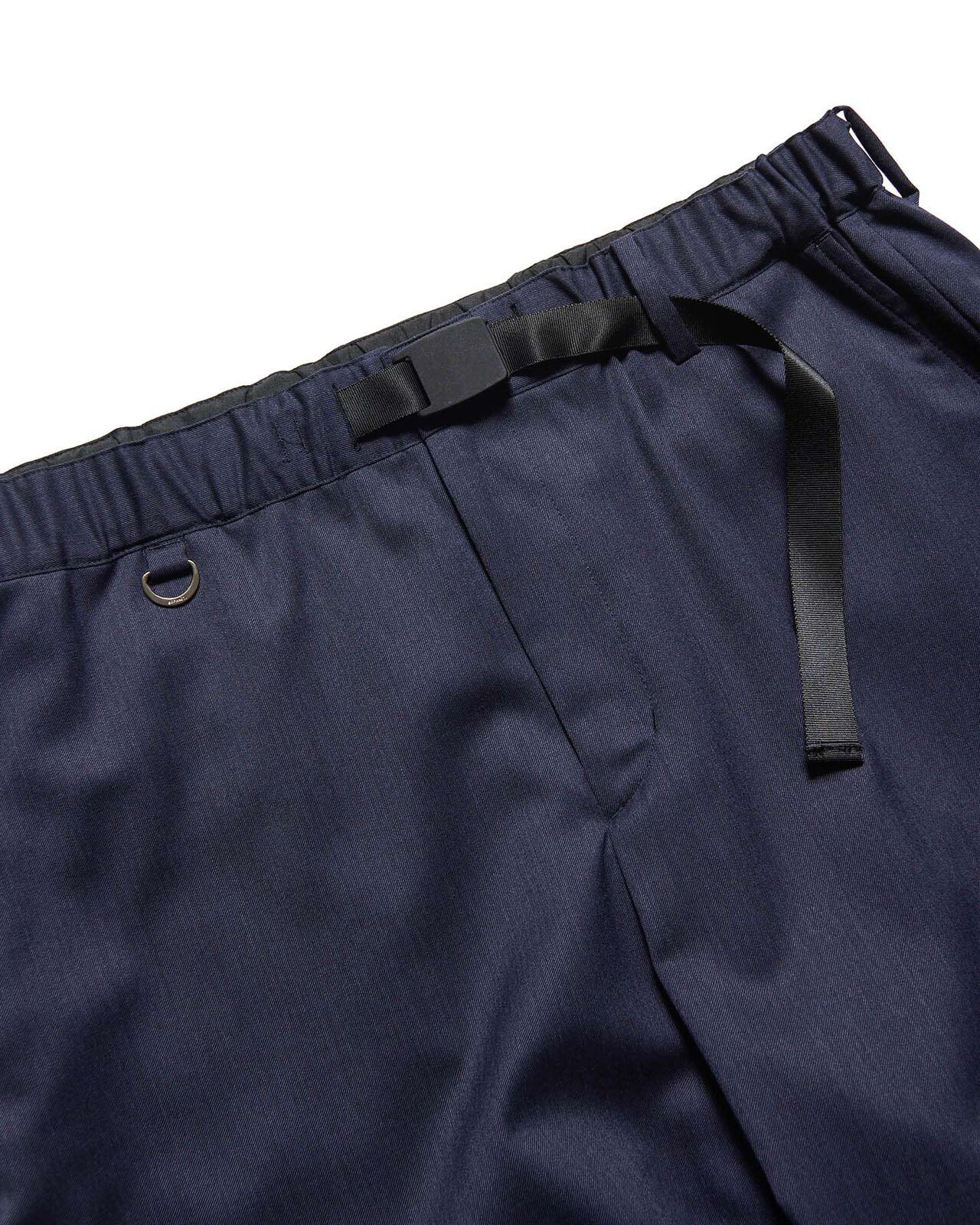 WOOL GABARDINE SLIM-FIT ACTIVE SLACKS,NAVY, large image number 2