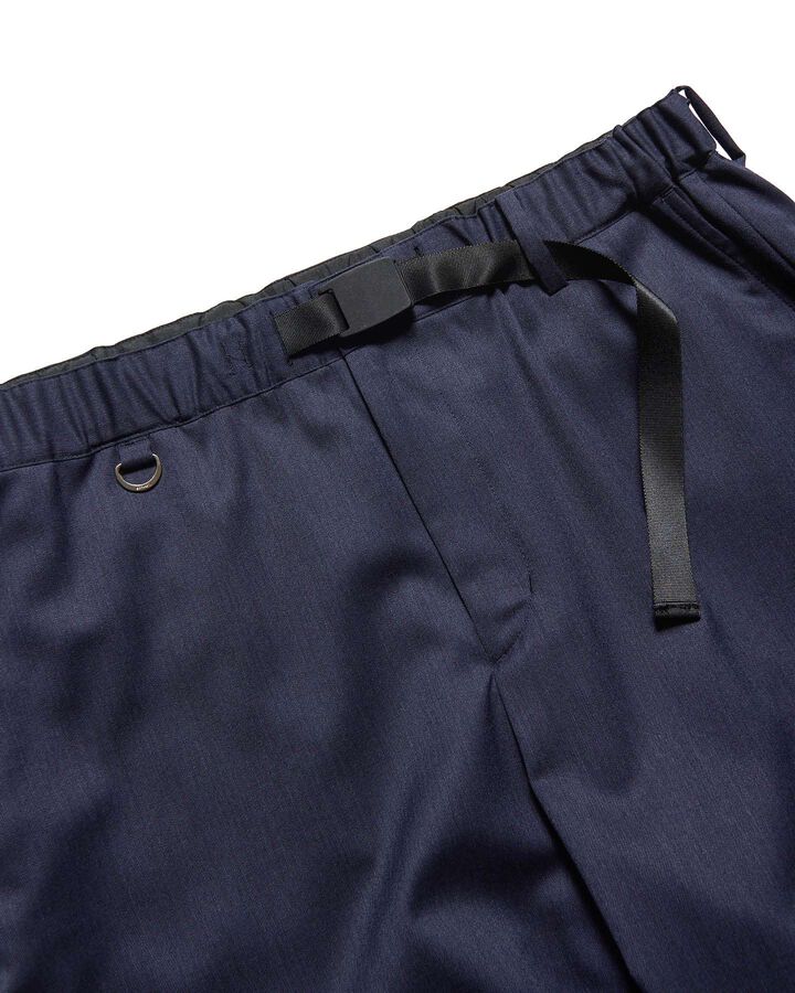 WOOL GABARDINE SLIM-FIT ACTIVE SLACKS,NAVY, medium image number 2
