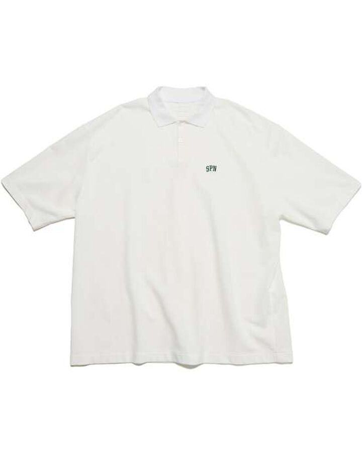 SPN WAPPEN OVERSIZED POLO,WHITE, medium image number 0