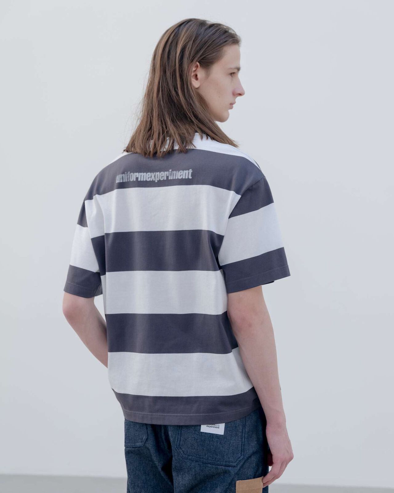 BORDER S/S TEE,BEIGE, large image number 5