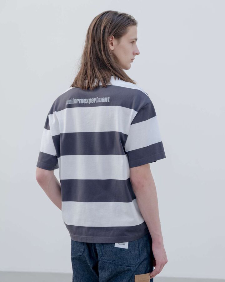 BORDER S/S TEE,BEIGE, medium image number 5