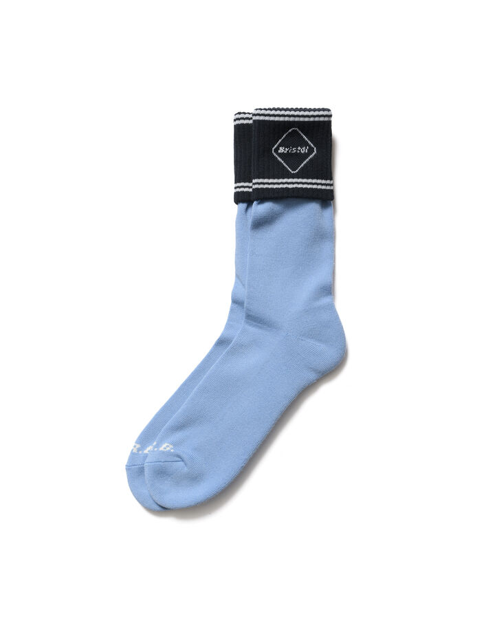 CUFF SOCKS,LIGHT BLUE, medium image number 0
