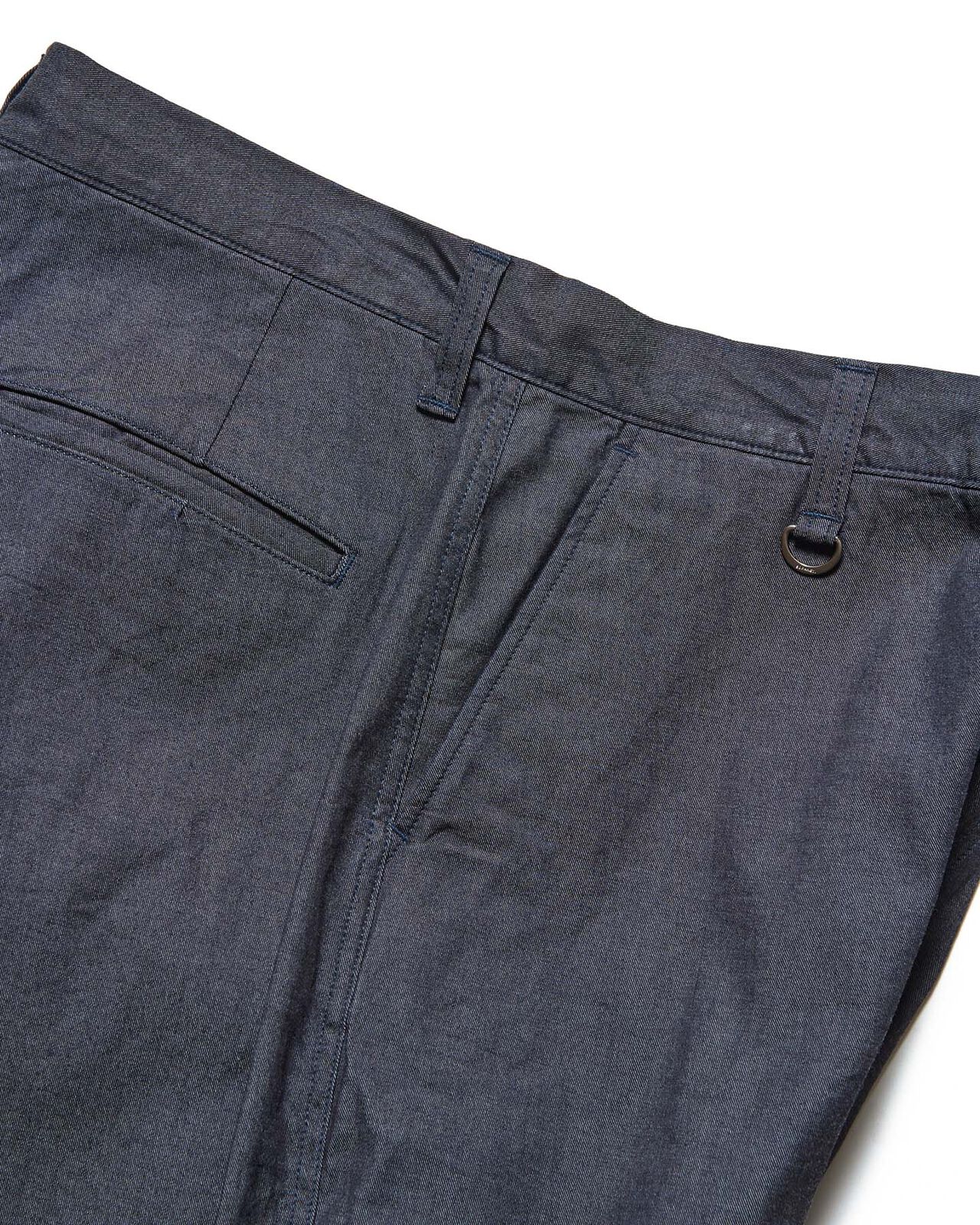 STRETCH DENIM TAPERED CROPPED PANTS,INDIGO, large image number 2