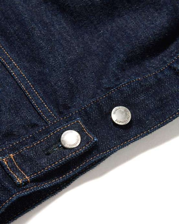 WASHED DENIM JACKET,INDIGO, medium image number 3