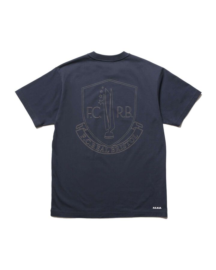 TROPHY CREST TEE,NAVY, medium image number 1