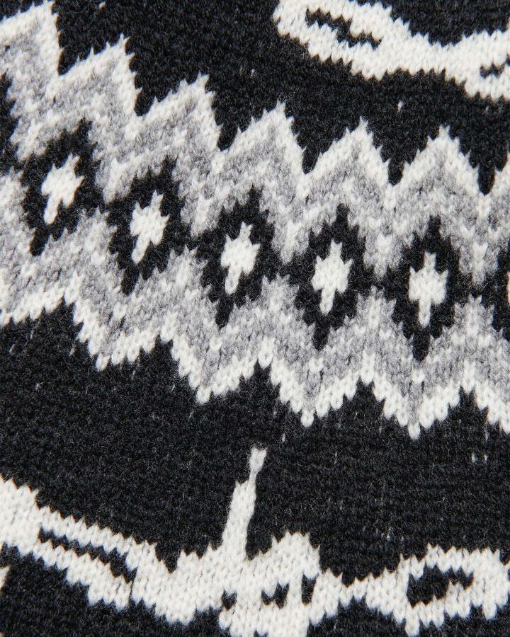 ENTANGLED NORDIC SWEATER,BLACK, medium image number 3