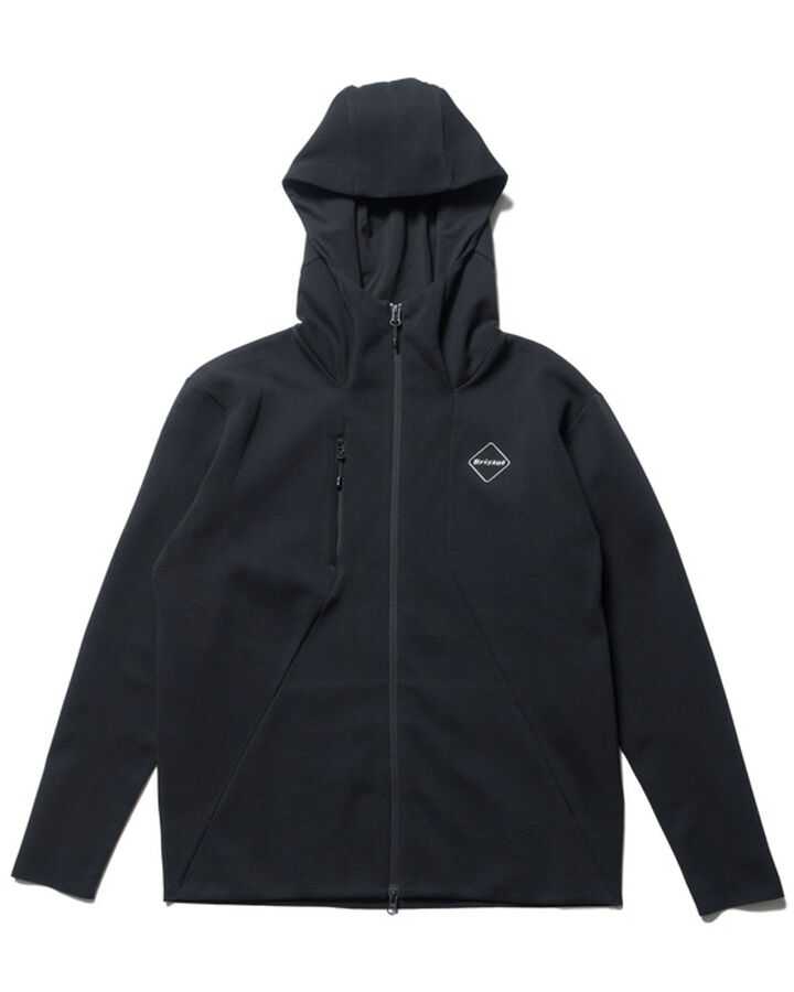 TECH KNIT HOODIE,BLACK, medium
